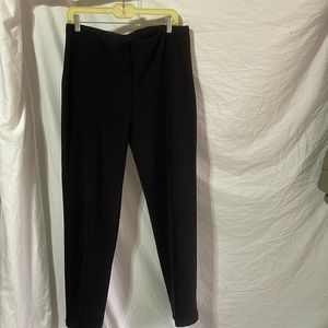 California Influence L pullon style full elastic waste black taper pants vintage